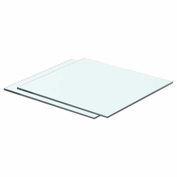 Maison Exclusive - Hyllpaneler 2 st Glas Transparent 40 x 30 cm Transparent