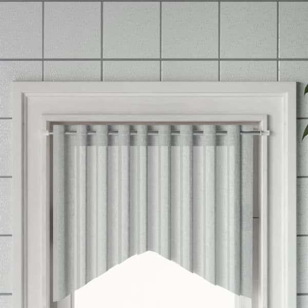 Maison Exclusive - Gardinstänger 2 st vit och silver 60-105 cm aluminium