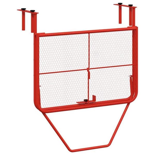 Maison Exclusive - Punainen parvekettable 60x40 cm Teräs Röd