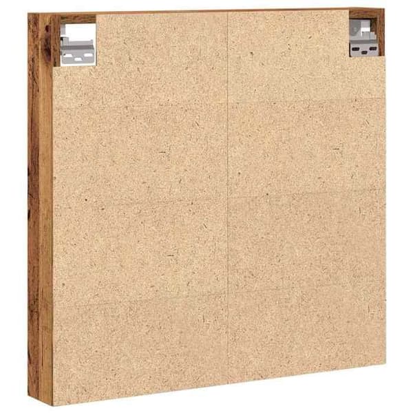 Maison Exclusive - Vitrinskåp Väggmontering Gammalt Trä 60 x 8,5 x 58 cm