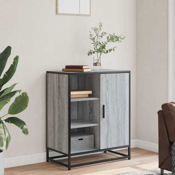 Maison Exclusive - Buffé Sonoma Grå 62x35x76 cm Ingenjörsträ