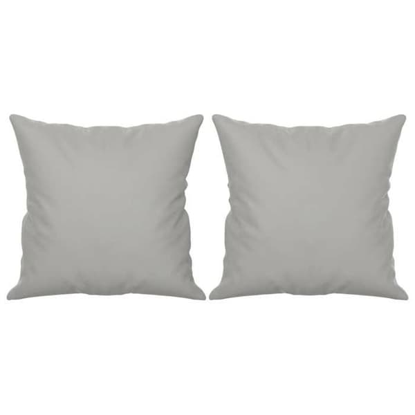 Maison Exclusive - Soffa 3 platser med ljusgrå kuddar 180 cm