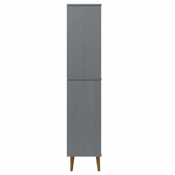Maison Exclusive - Bibliothèque MOLDE Harmaa 85x35x170,5 cm Massiivipuu mänty Grå
