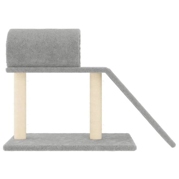 Maison Exclusive - Katte træ med tunnel og stige lys grå 55,5 cm