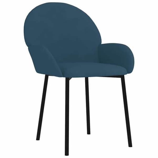 Maison Exclusive - Ruokatuolit 2 kpl Sininen Sametti