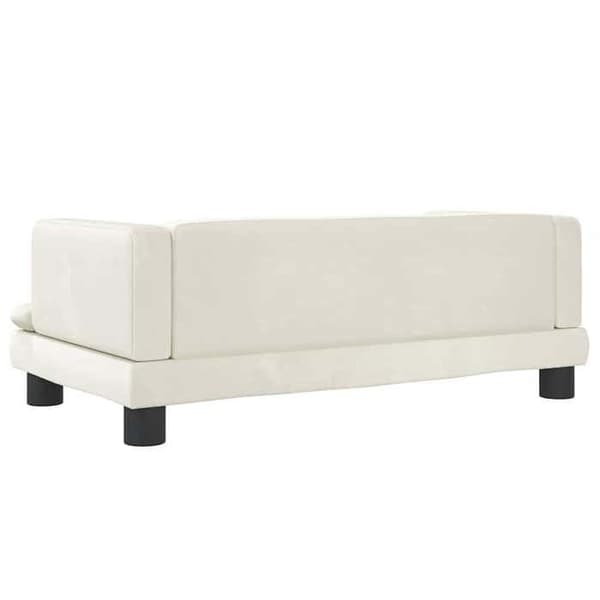 Maison Exclusive - Koiran sänky, kerma 80x45x30 cm sametti Grädde