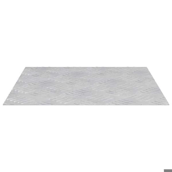 Gulvtrappe - EKSKLUSIVT HUS - 4 stk - Aluminium - 40 x 40 cm - Sølvtern Silver