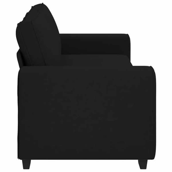 Maison Exclusive - Sort 3-personers sofa 220x77x82 cm stof