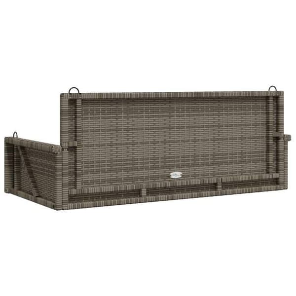 Maison Exclusive - Grå hängsoffa 119x56x48 cm flätad resin