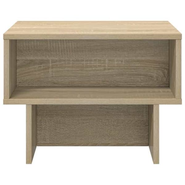 Maison Exclusive - Sofabord Egetræ Sonoma 48 x 46 x 35 cm Ingeniørtræ