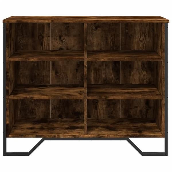Maison Exclusive - Buffé ek rökig 91x35,5x74,5 cm ingenjörsträ