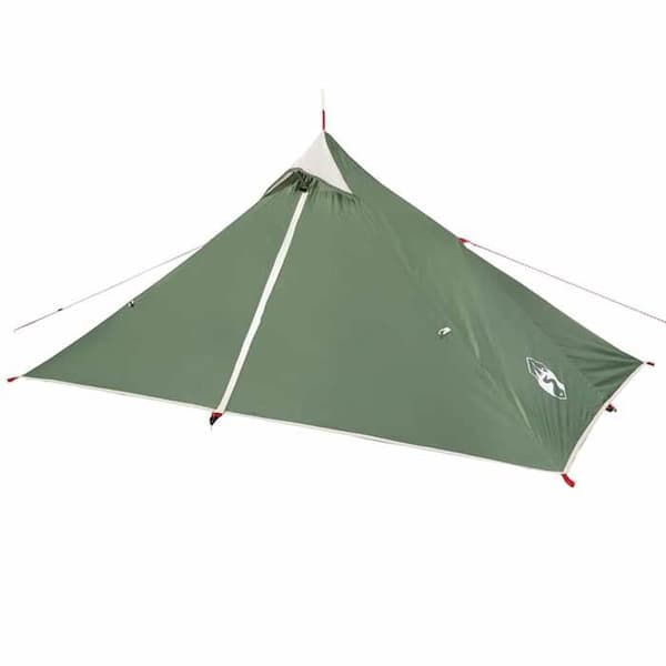 Maison Exclusive - Ripustettava tipi-teltta 1 henkilö vihreä vedenpitävä