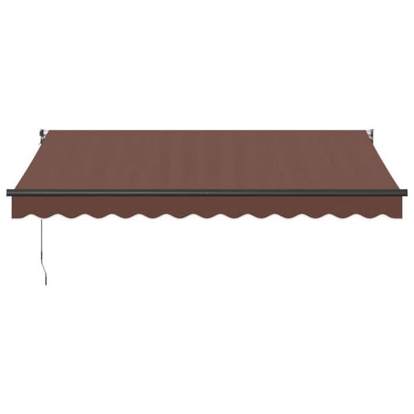 Maison Exclusive - Manuell retraktabel markis brun 350x250 cm
