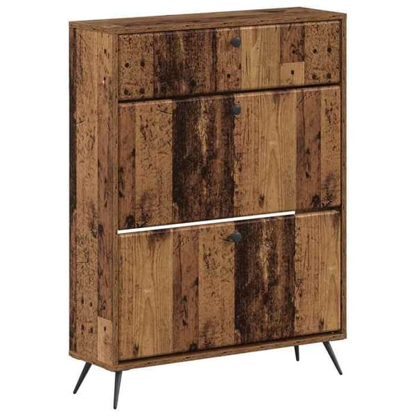 Maison Exclusive - Skoskab BREDA 78 x 24 x 103 cm Ingeniørtræ