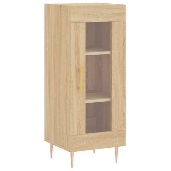 Maison Exclusive - Buffé Ek sonoma 34,5x34x90 cm Ingenjörsträ