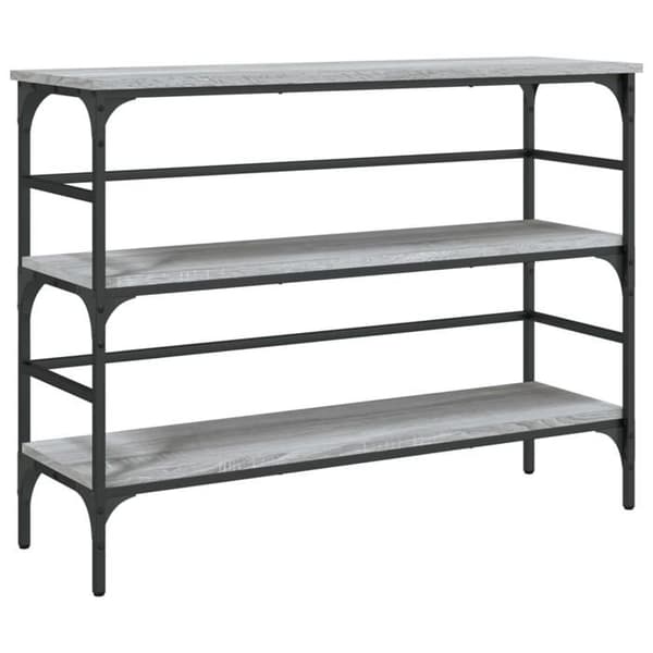Maison Exclusive - Konsolbord sonoma grå 100x32x75 cm ingenjörsträ Sonoma grå