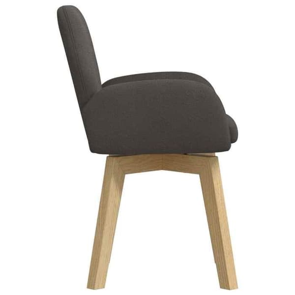 Maison Exclusive - Matstolar 6 st Bouclé Mörkgrå Mörkgrå