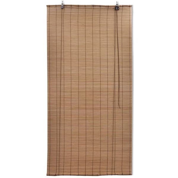 Maison Exclusive - Rullgardiner i bambu 2 st 150x220 cm Brun