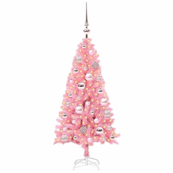 Maison Exclusive - Julgran Rosa 120 cm PVC