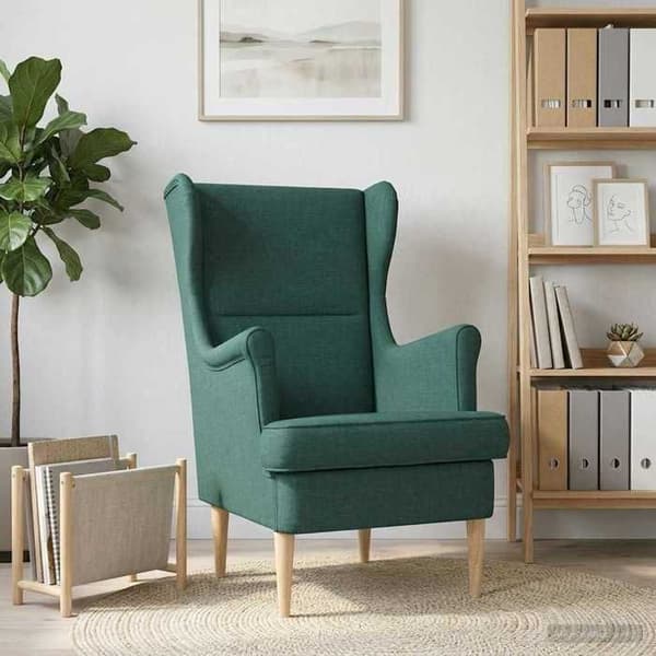 Maison Exclusive - mörkgrön tygfåtölj