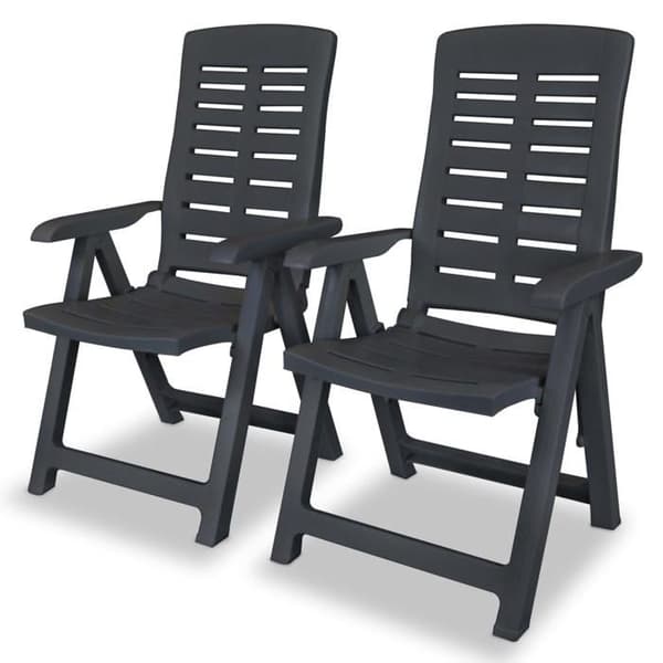 Maison Exclusive - Bistroset 3 delar Plast Anthracit antracit
