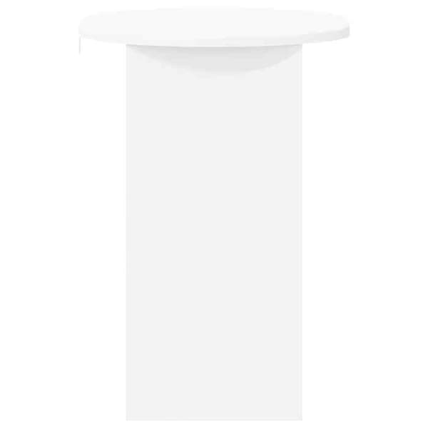 Sidebord - MAISON EXCLUSIVE - 50 x 39,5 x 55 cm - Hvid - Ingeniørtræ - Rektangulær Vit