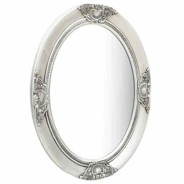 Maison Exclusive - Barok stil vægspejl 50x70 cm Sølv Silver