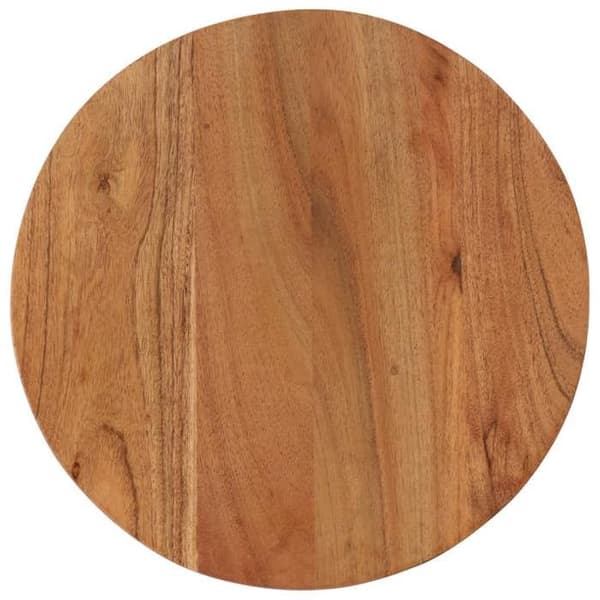 Maison Exclusive - Soffbord 35x35x30 cm massiv akacia och järn