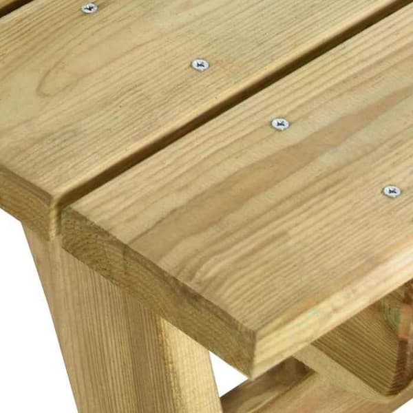 Maison Exclusive - Puutarhapöytä 220x74x75 cm Imprägnöity mänty