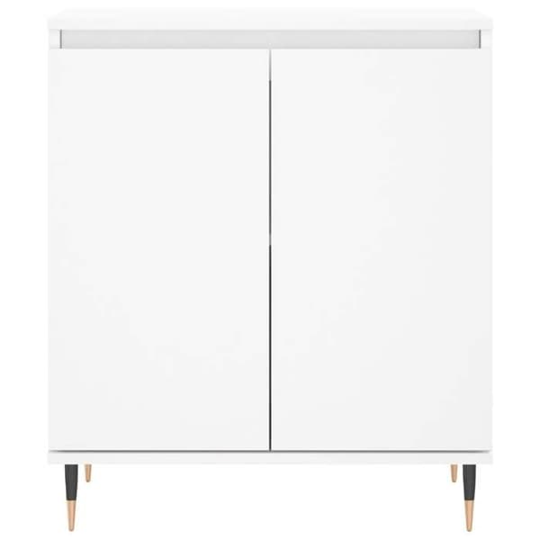 Maison Exclusive - Buffé Vit 60x35x70 cm Ingenjörsträ
