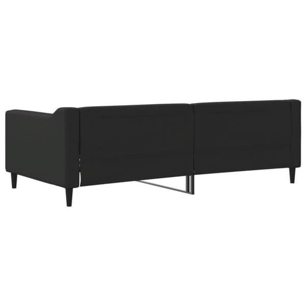 Maison Exclusive - Sengebænk uden madras sort 90x190 cm stof