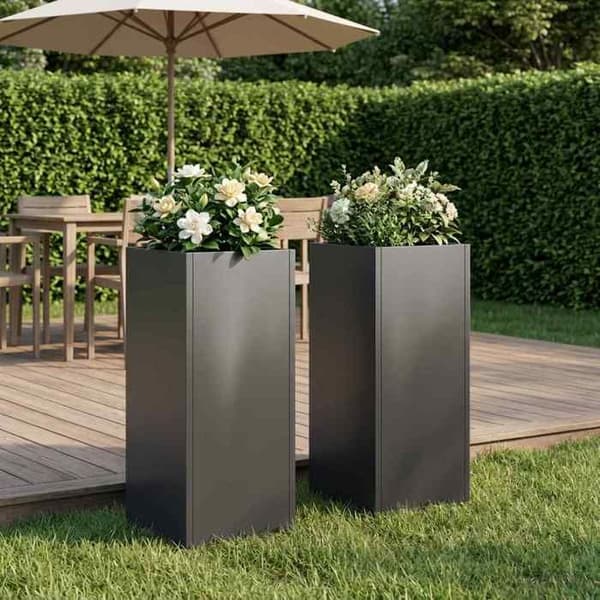 Maison Exclusive - Havekrukke 2 stk Sort 20 x 20 x 50 cm Svart