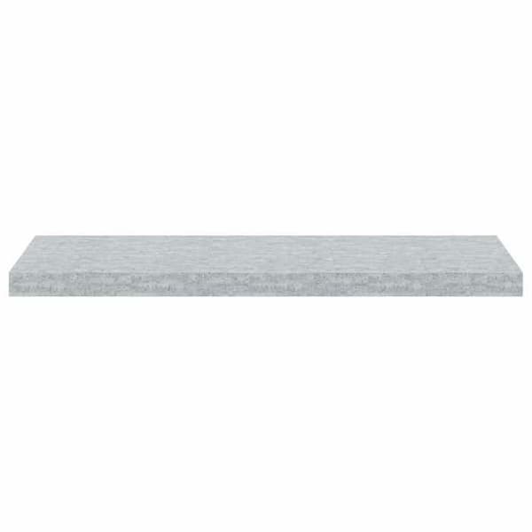 Maison Exclusive - Flydende væghylde Grå beton 80x23,5x3,8 cm MDF