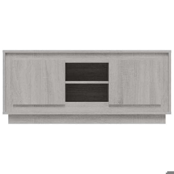Maison Exclusive - TV-möbel sonoma grå 102x35x45 cm ingenjörsträ Sonoma grå