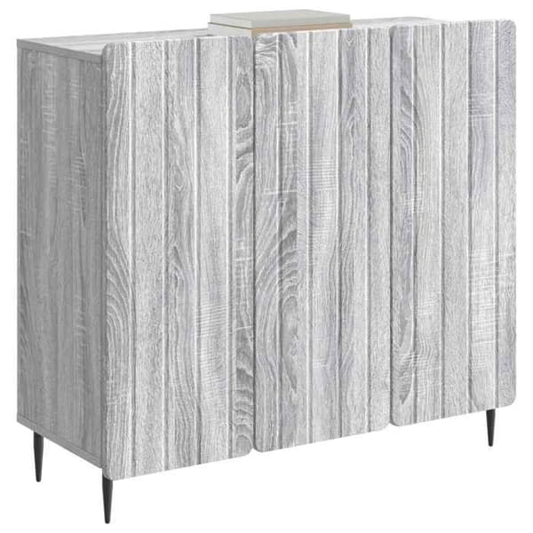 Maison Exclusive - Buffet Sonoma grå 89 x 34,5 x 82 cm Ingeniørtræ