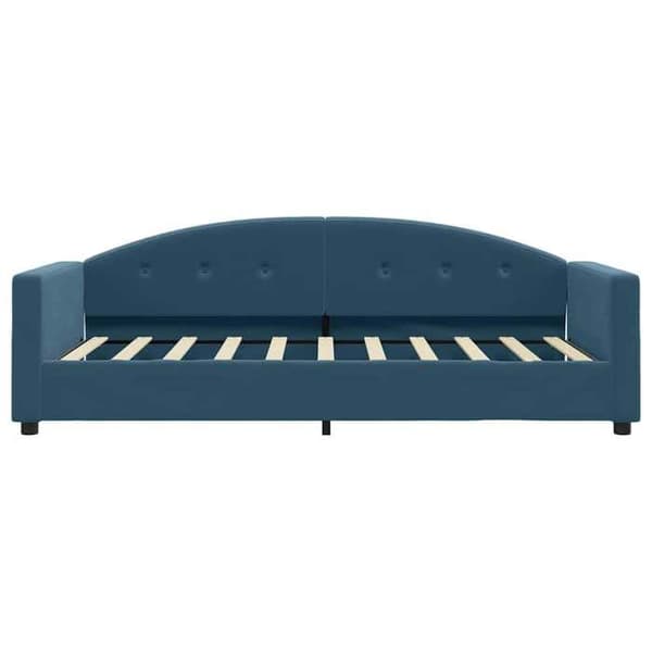 Maison Exclusive - Sängsoffa utan madrass blå 80x200 cm sammet Blå