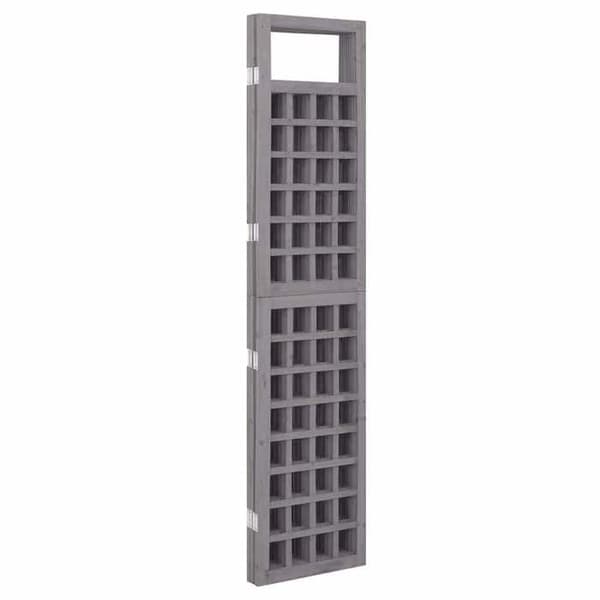 Maison Exclusive - Avskiljande vägg med 4 paneler/ram av massivt granträ
