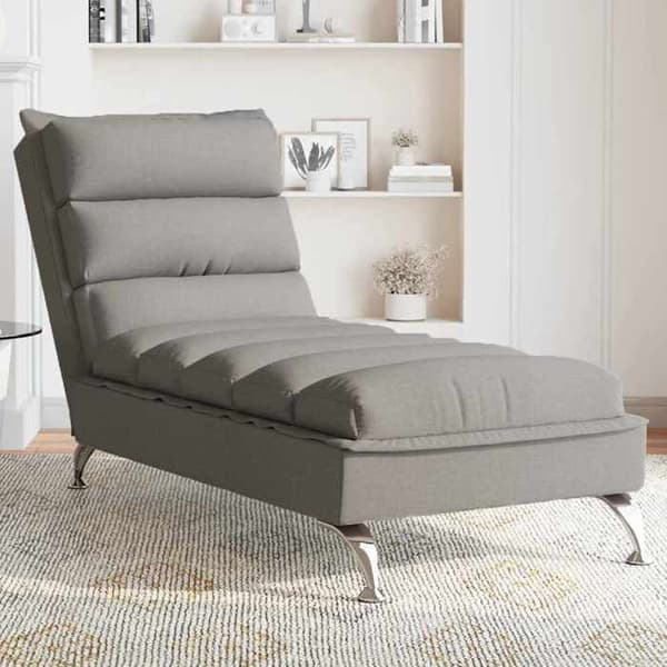 Maison Exclusive - Massage liggestol med taupe stofpuder