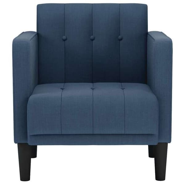 Maison Exclusive - Sofa stol med armlæn i blåt stof 53 cm