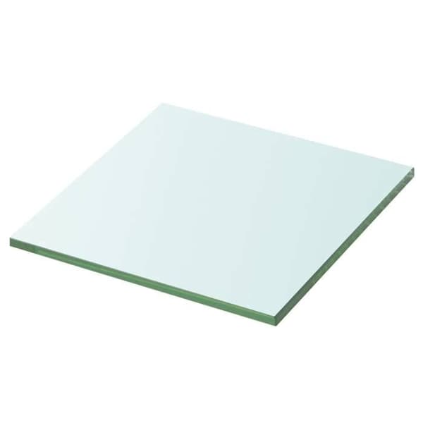 Maison Exclusive - Hyllpaneler 2 st Glas Transparent 30 x 25 cm Transparent