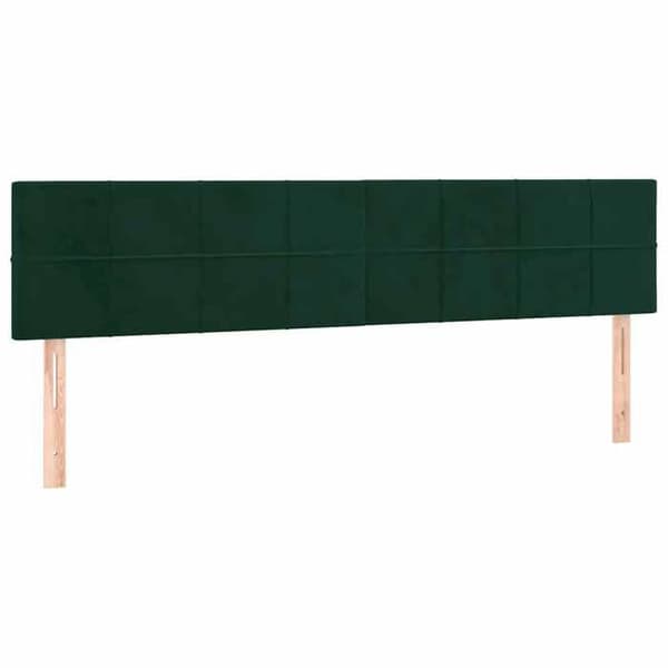 Maison Exclusive - Sängyn sälepohja ja tummanvihreä patja 180x200cm Sametti