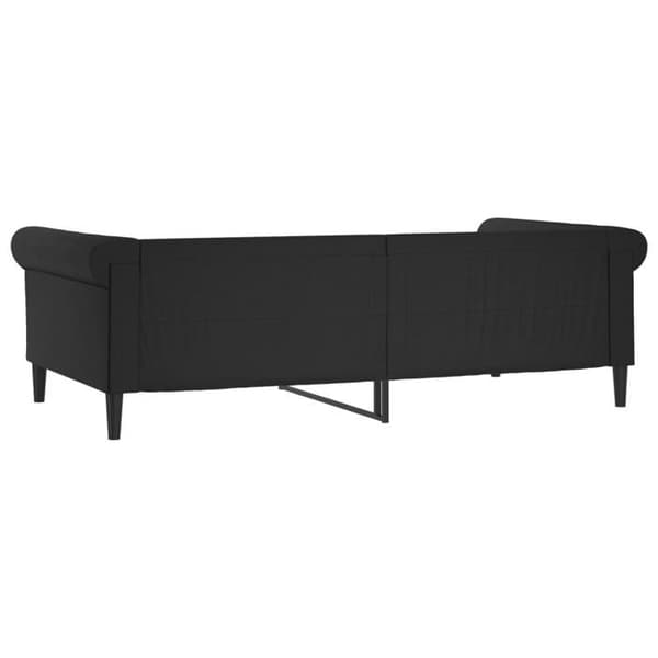 Maison Exclusive - Sengebænk uden madras sort 100x200 cm kunstlæder