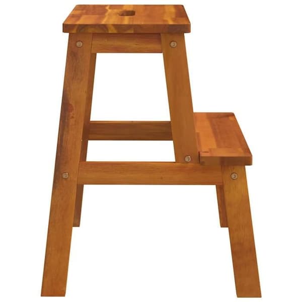 Maison Exclusive - Taburet-trappestige 2 trin 40x38x50 cm Solid akacietræ