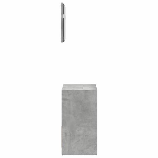 Maison Exclusive - 2 kpl betoninvärinen kylpyhuonekalustesarja