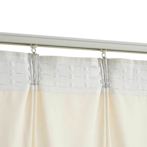 Mörkläggande gardiner - Exklusivt hem - Polyester sammet - Grädde - 140 x 225 cm Grädde