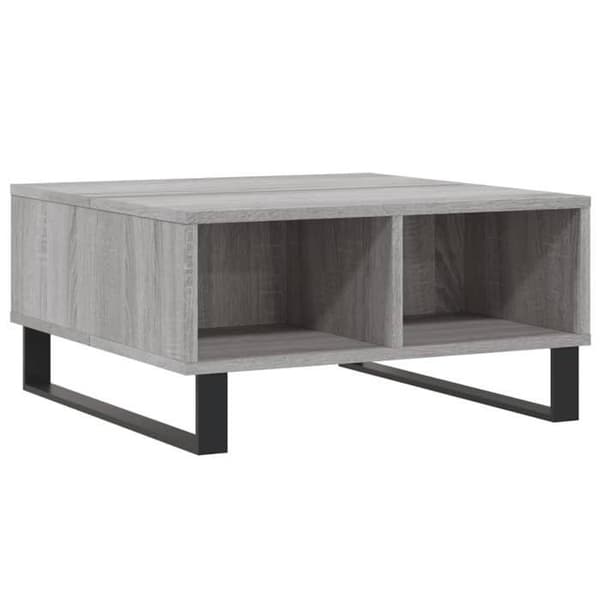 Maison Exclusive - Soffbord sonoma grå 60x60x30 cm ingenjörsträ