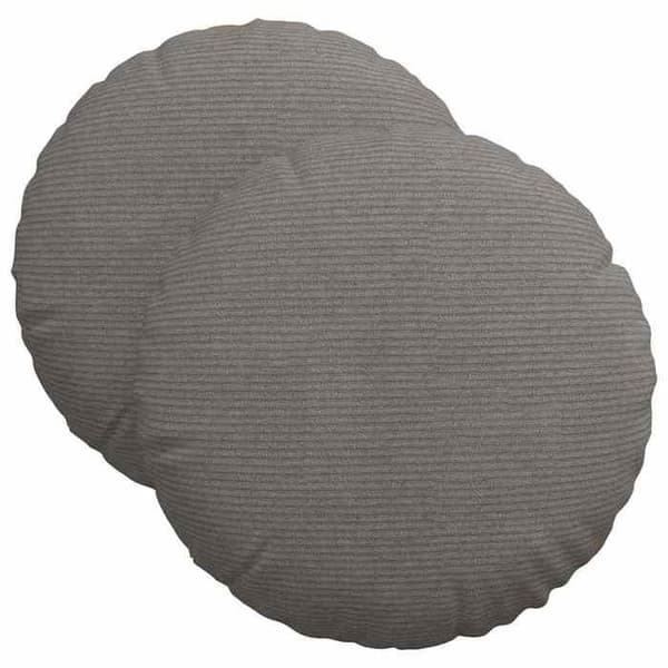 Istuinalusta - EXKLUSIIVINEN KOTI - Pyöreä 40 cm - Kammattu sametti - Irrotettava - Polyesteritäyte