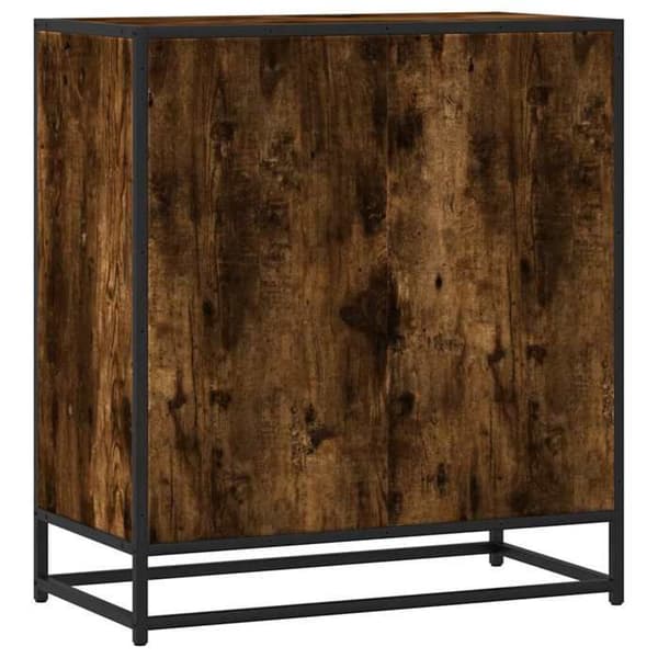 Maison Exclusive - Buffet i røgfyldt eg 68x35x76 cm i ingeniørtræ