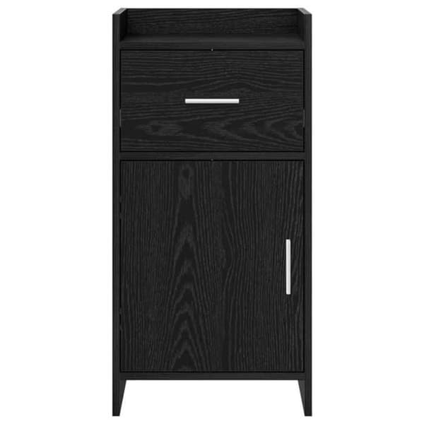 Maison Exclusive - Buffet Sort egetræ 40 x 36 x 80 cm Ingeniørtræ
