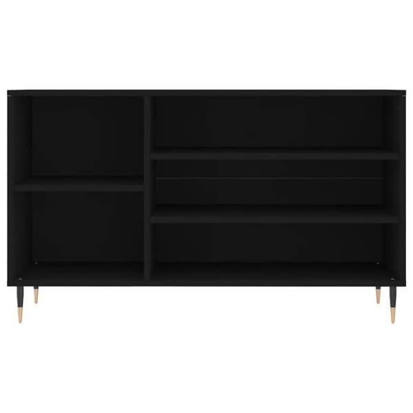 Maison Exclusive - Skoskab Sort 102x36x60 cm Ingeniørtræ